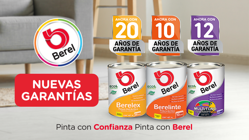 Nuevas Garantías en Pinturas Berel: Más Años de Confianza y Respaldo