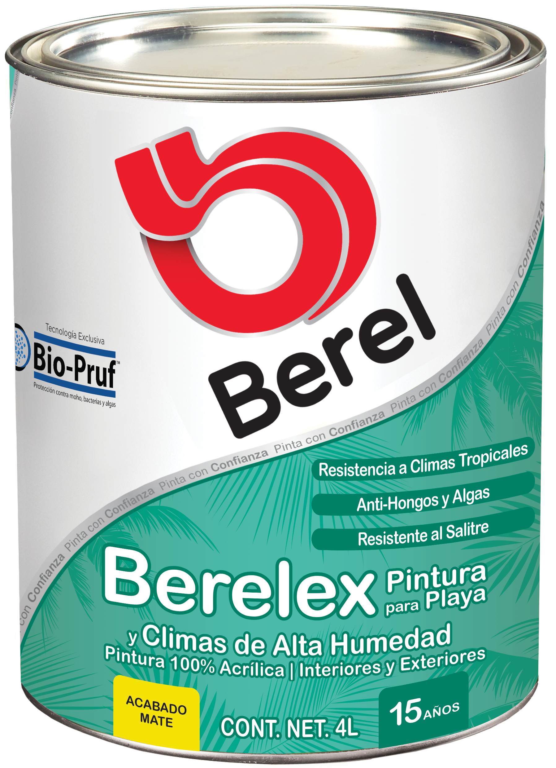 Berelex Pintura para Playa y Climas de Alta Humedad - Acrílica - Mate